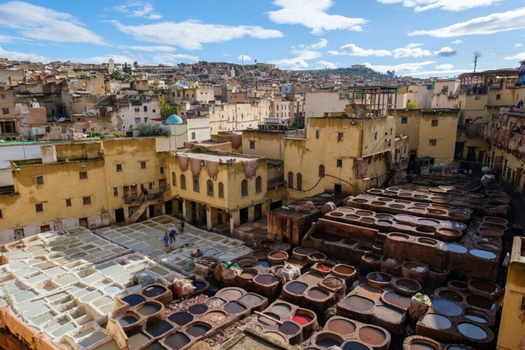 Rooftops of Fes, gateway to Morocco wine country
