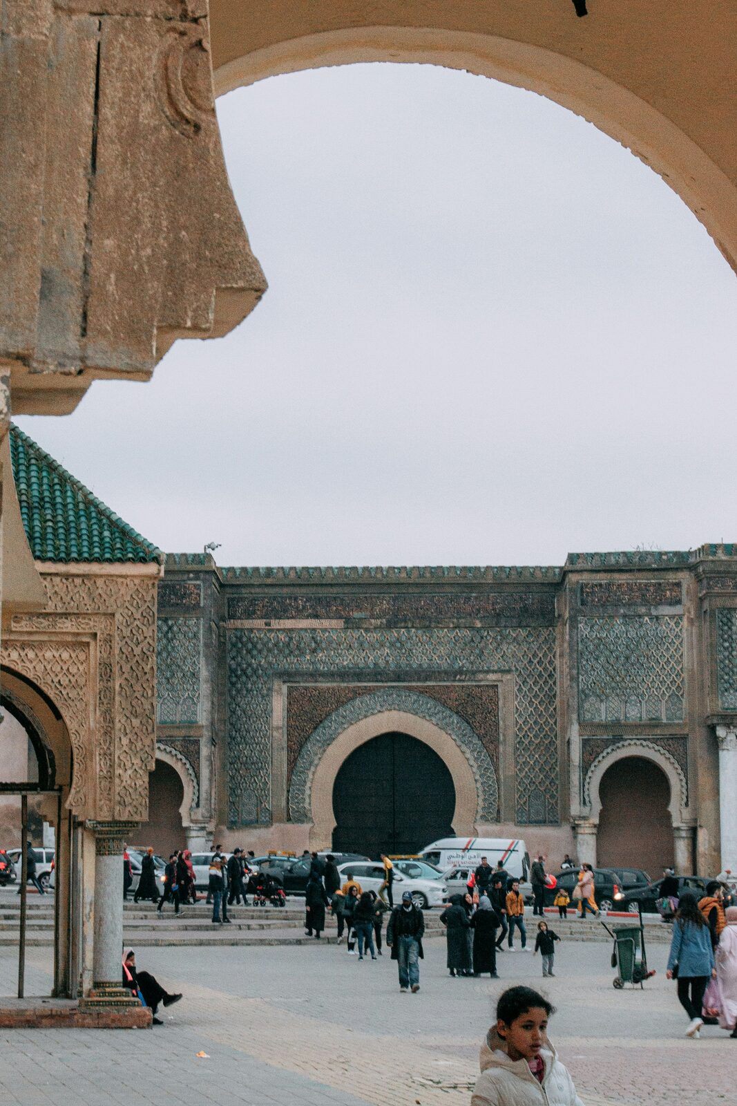 A monumental gate in Meknès